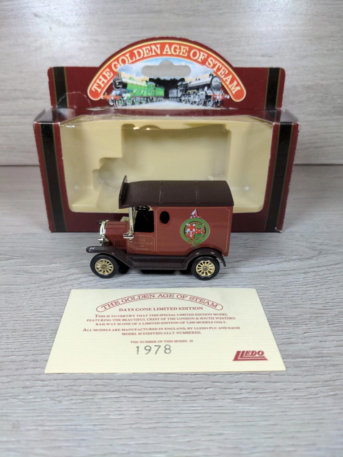 Lledo The Golden Age of Steam 1920 Model T Ford Diecast Van 6118 L & SW Railway - Retrorama UK