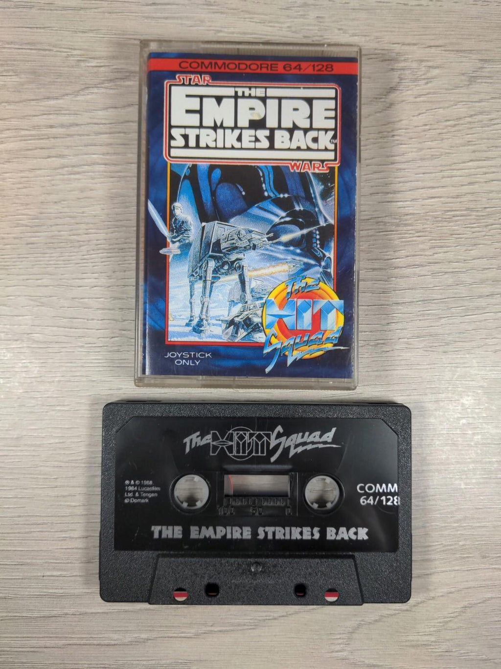 The Empire Strikes Back Commodore 64 C64 Game Cassette Tested & Working