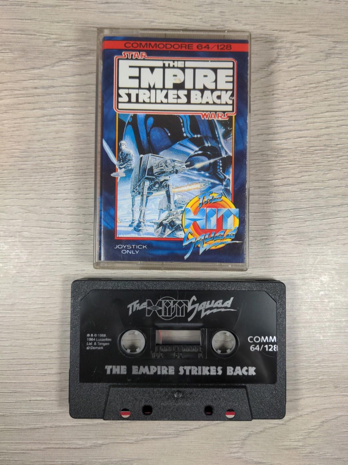 The Empire Strikes Back Commodore 64 C64 Game Cassette Tested & Working