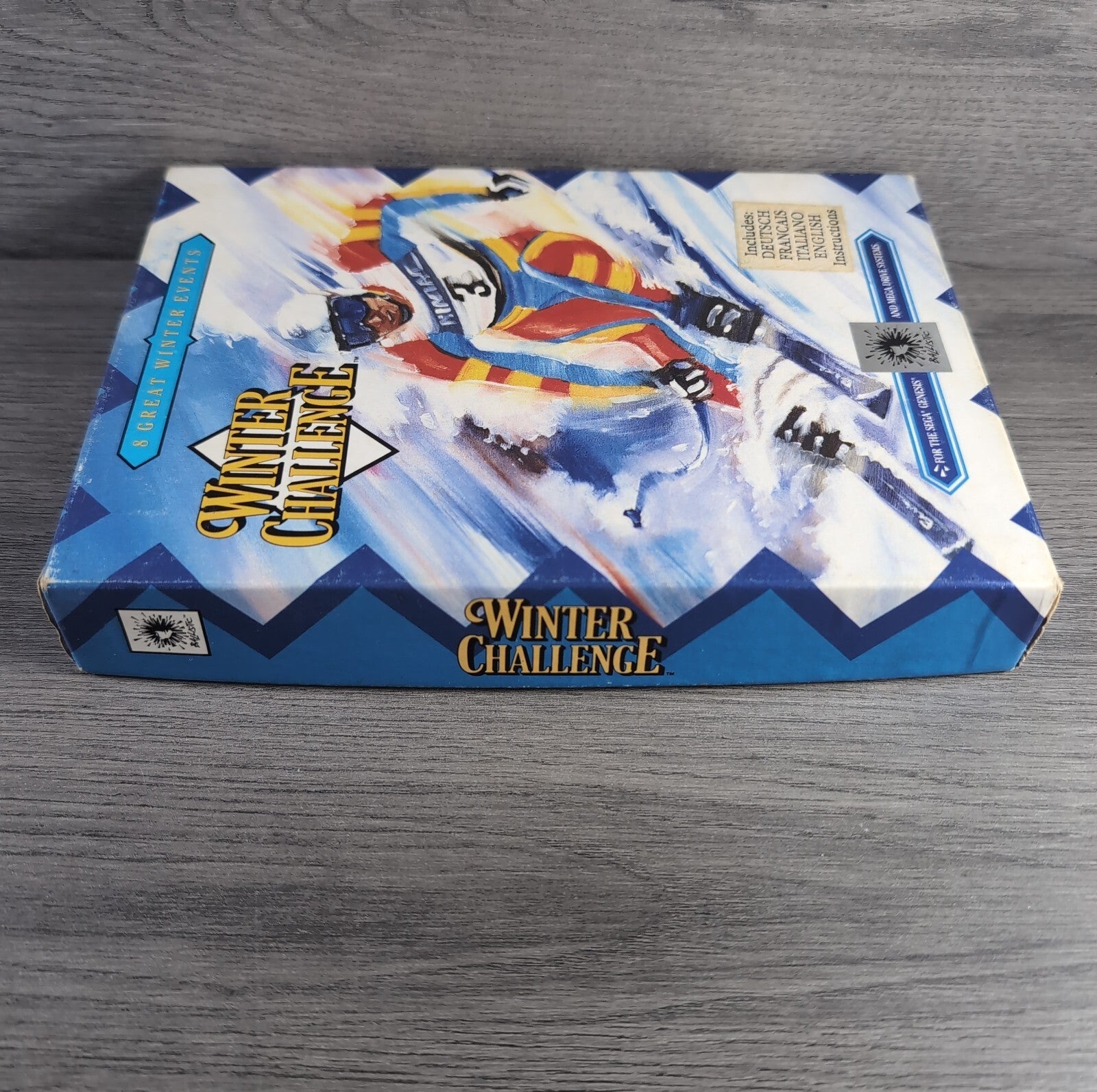 Winter ChallengeSega Mega Drive/Genisis Game Tested & Working Manual Included