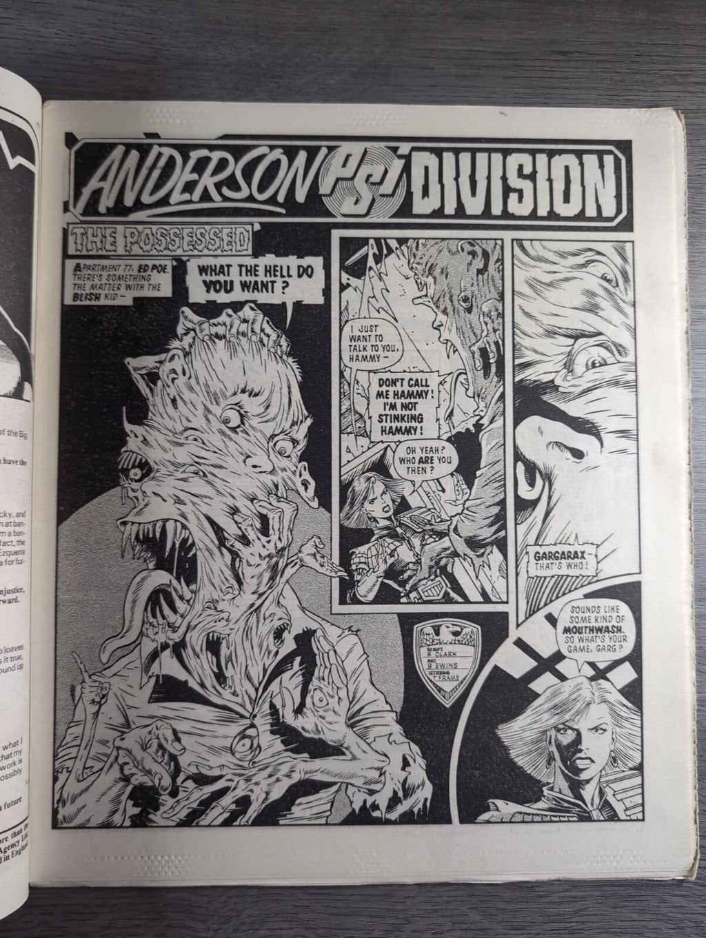 2000AD Prog 469 Featuring Judge Dread Comic 10th May 1986 Vintage Retro Comic