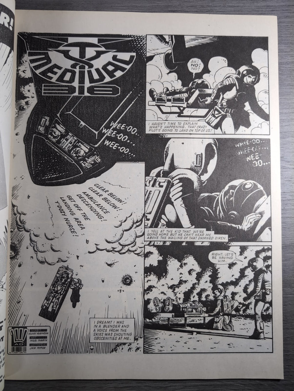 2000AD Prog 621 Featuring Judge Dread Comic 8th April 1989 Vintage Retro Comic