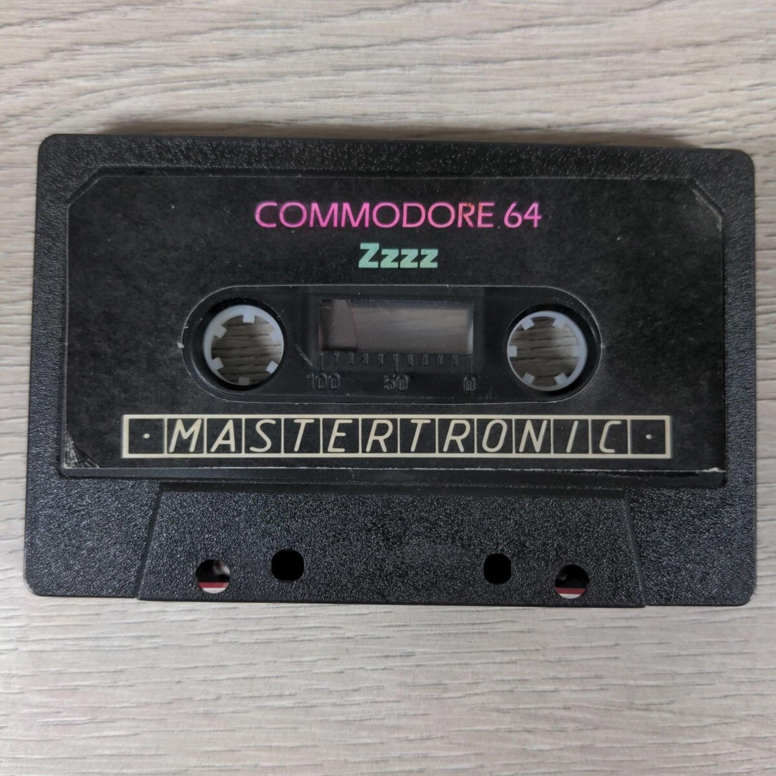 Zzzz Commodore 64 C64 Video Game Cassette Mastertronic Tested & Working