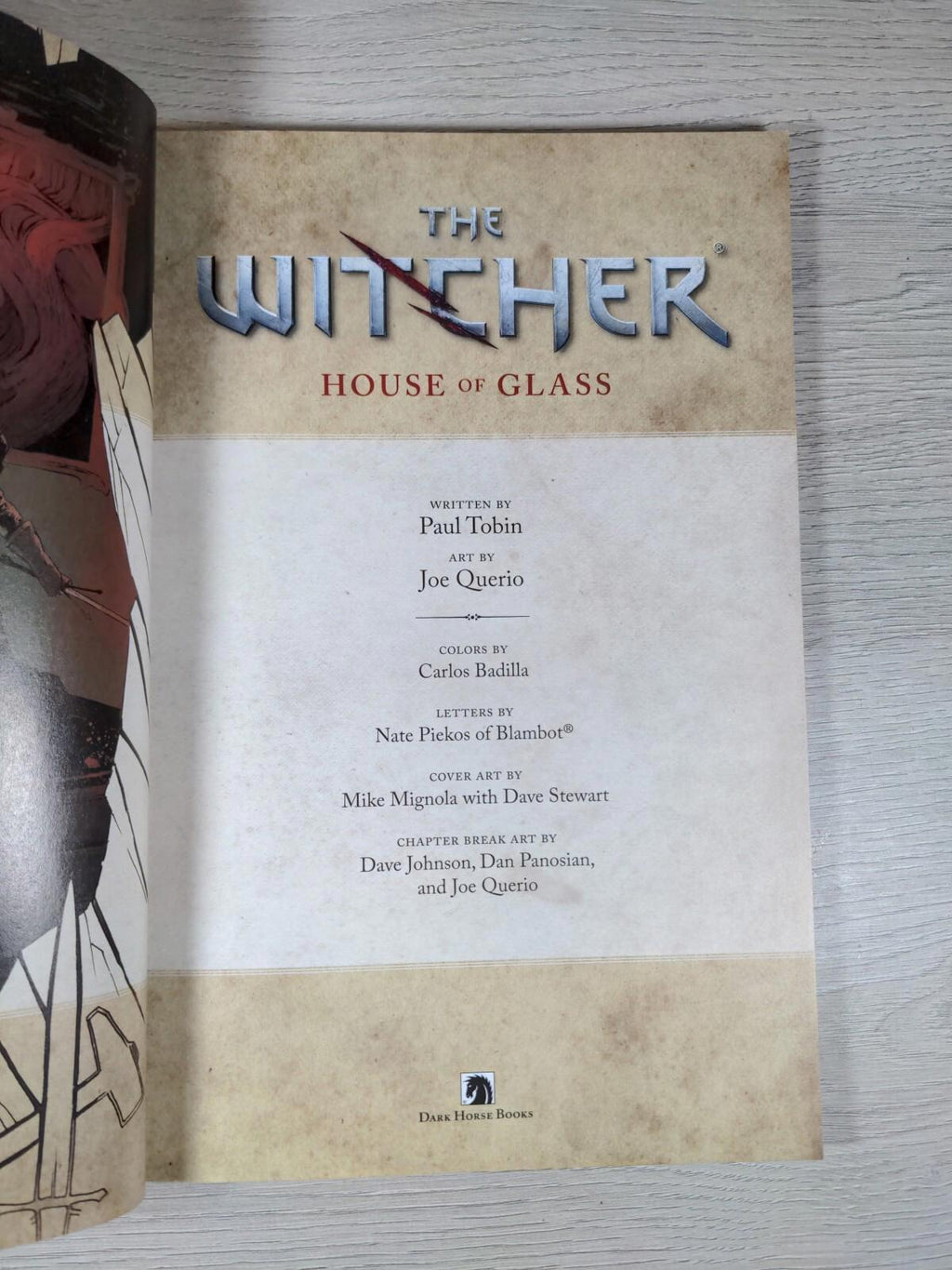 The Witcher Volume 1 House Of Glass Dark House Comics Graphic Novel - Retrorama UK
