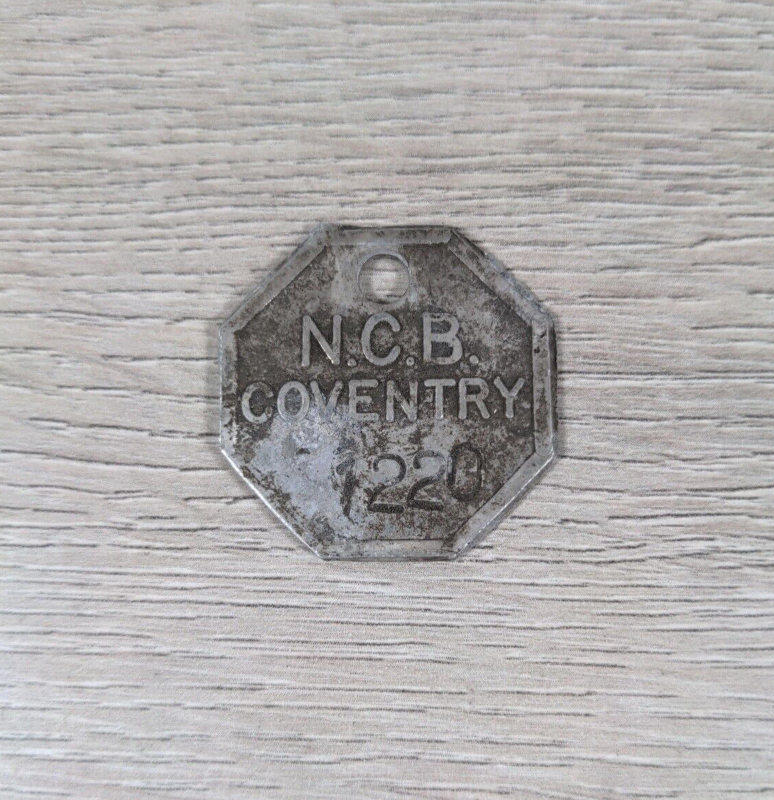 NCB Coventry Miners Pit Check Token Tally - Retrorama UK