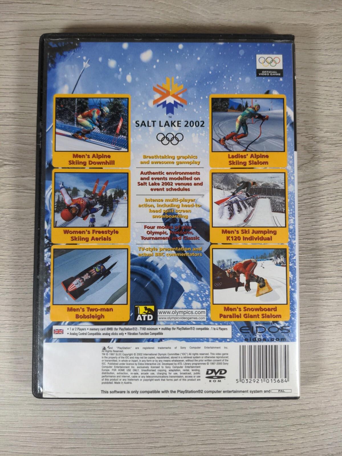 Salt Lake 2002 Playstation 2 PS2 Game + Manual Tested & Working