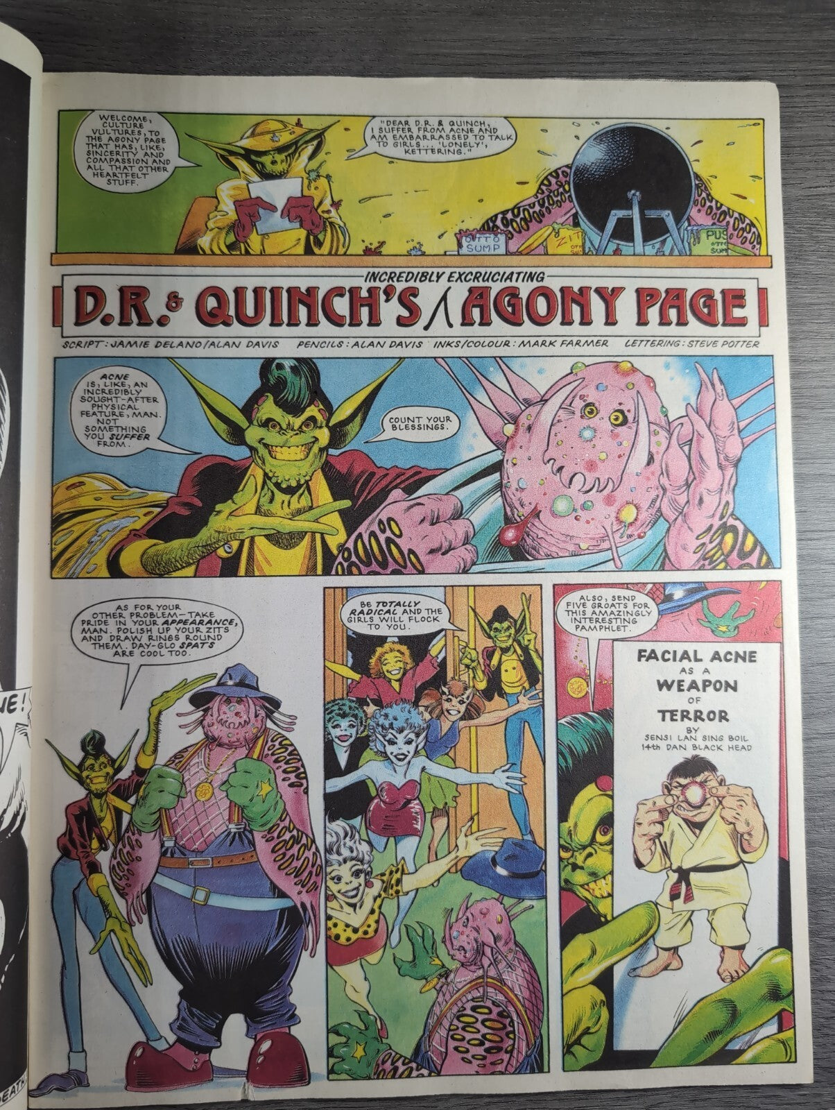 2000AD Prog 527 Featuring Judge Dread Comic 20th June 1987 Vintage Retro Comic