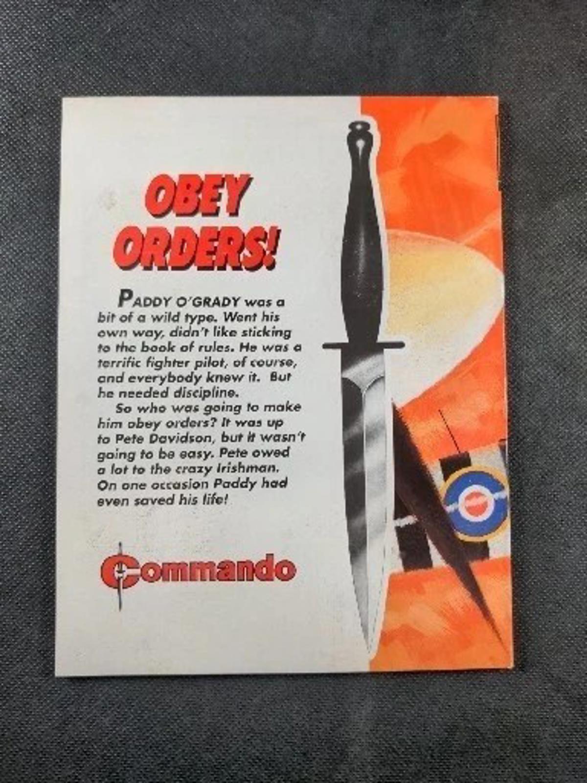 Commando Comic Issue Number 2876 Obey Orders!