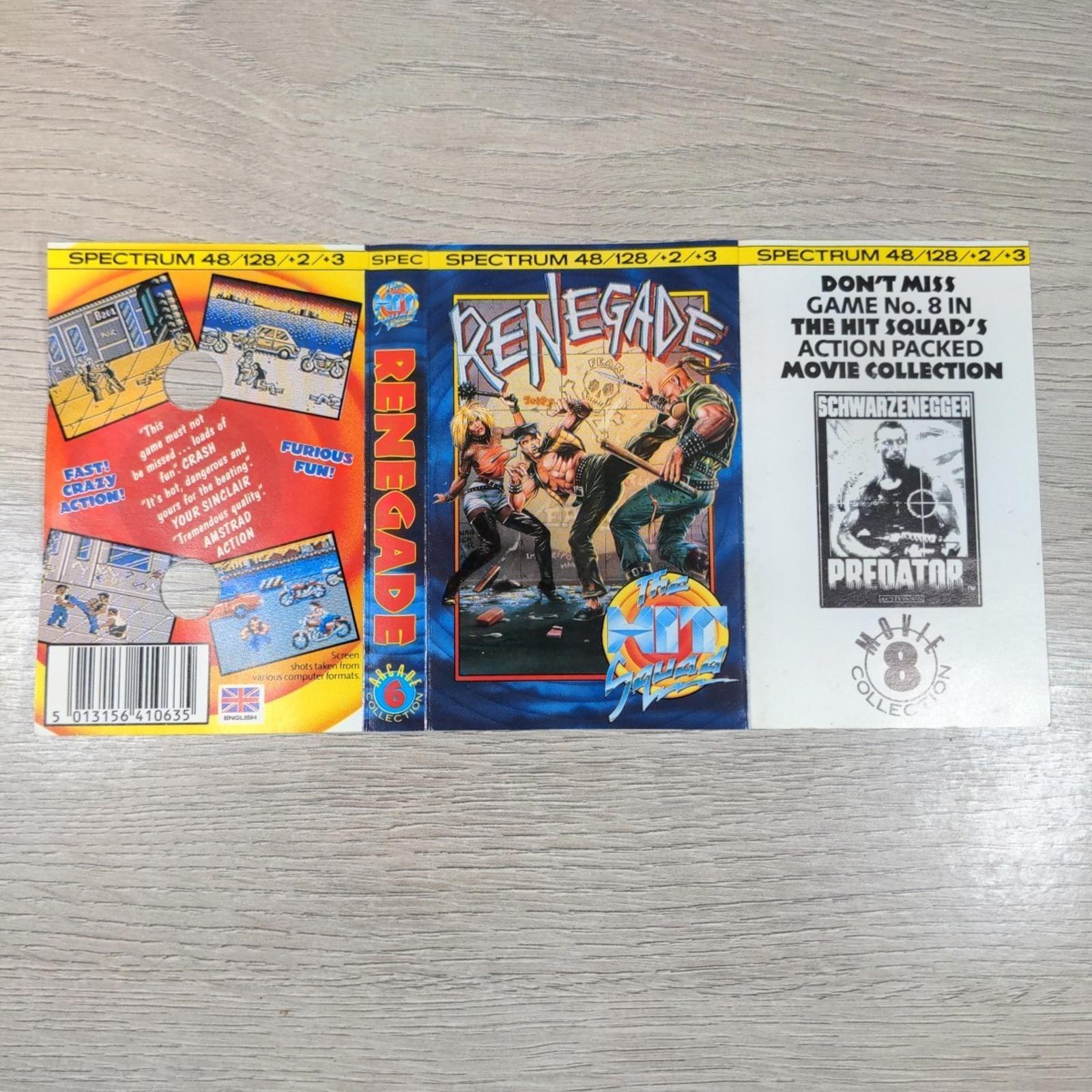 Renegade ZX Spectrum 48/128K Game Cassette The Hit Squad Tested & Working