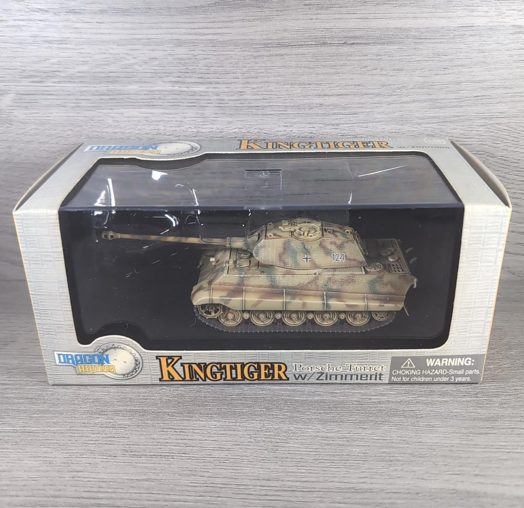 Dragon Armor Kingtiger Posrche Turrer w/Zimmerit sPzABT 501  1:72 Scale Model