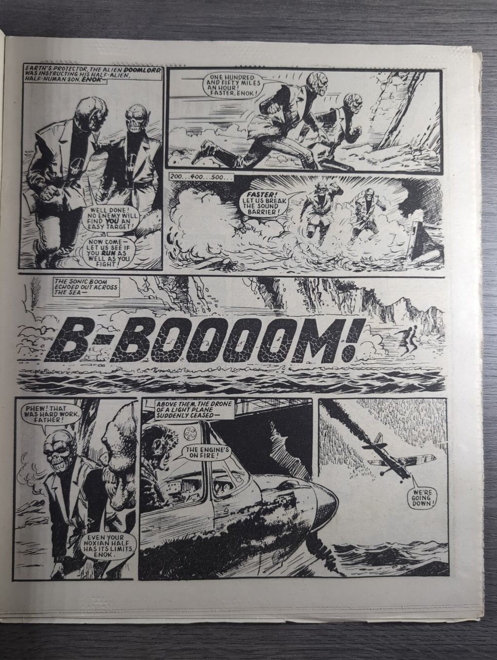 Eagle Comic Issue No. 212 12th April 1988 Includes Poster Vintage Retro UK Comic