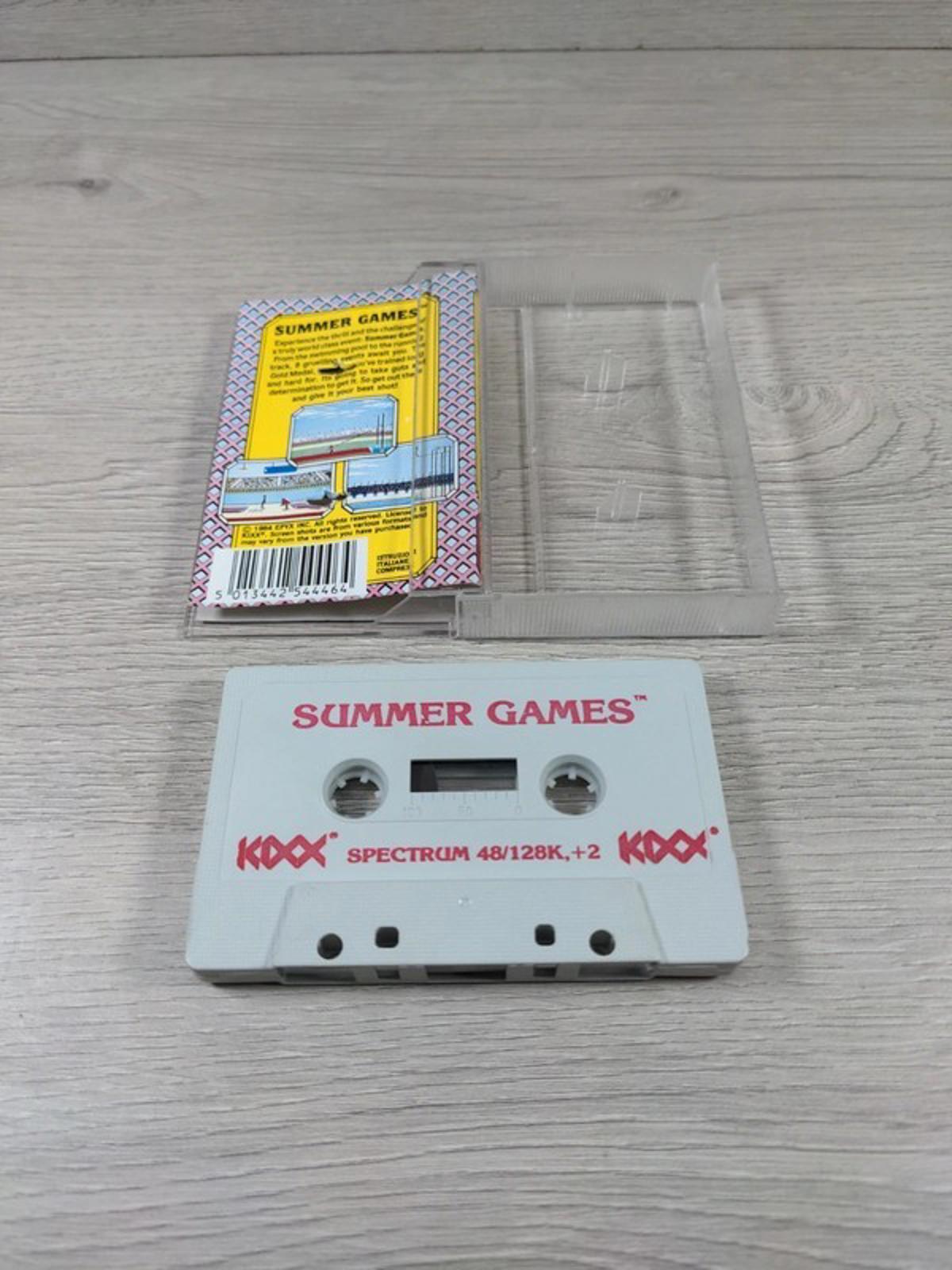 Spectrum 48/128K +2 Summer Games Vidoe Game Cassette Tested & Working - Retrorama UK