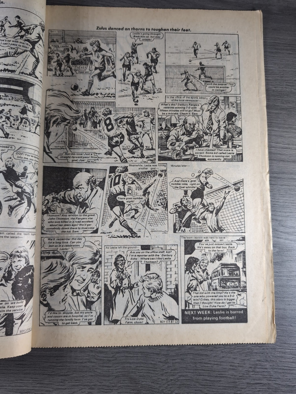Buddy Comic Issue No 30 5th Spetember 1981 Vintage Retro Comic