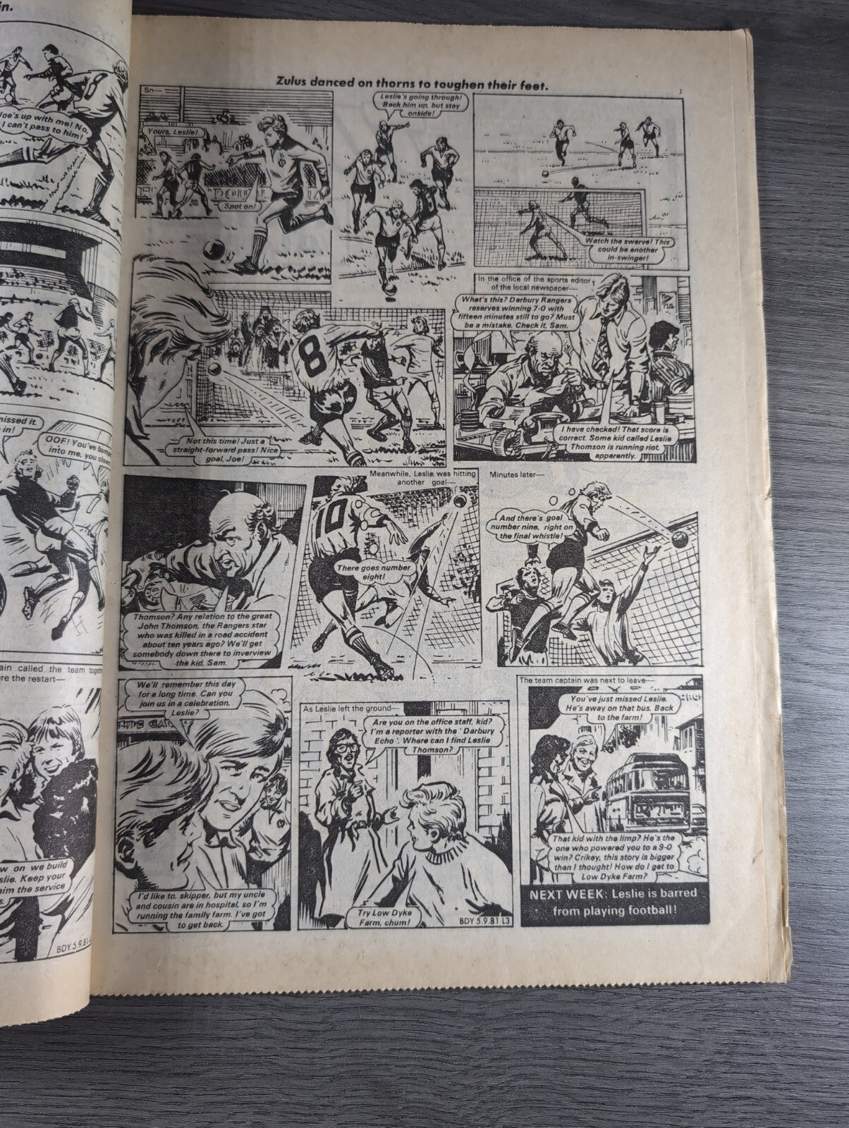 Buddy Comic Issue No 30 5th Spetember 1981 Vintage Retro Comic