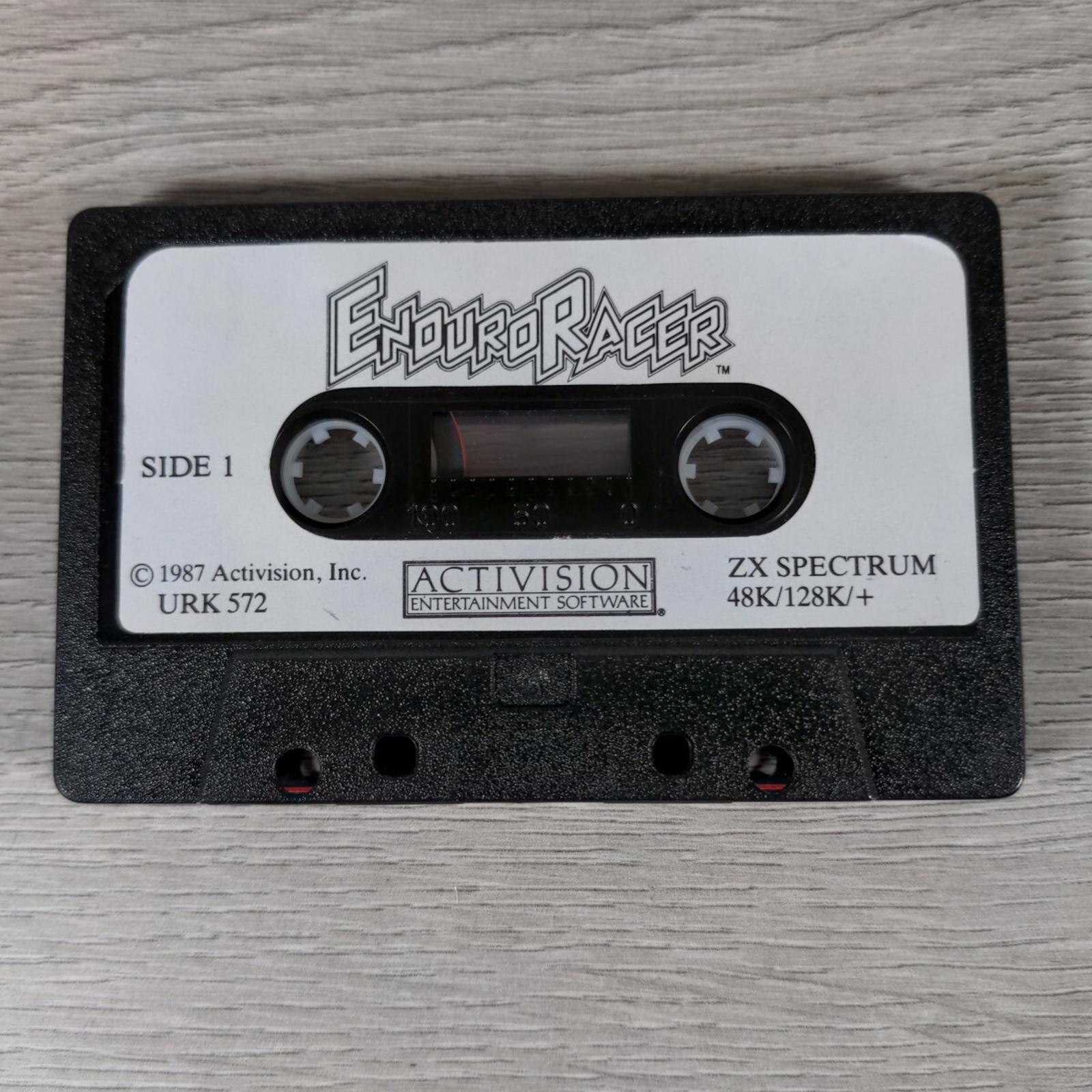 Enduro Racer ZX Spectrum 48K 128K Game Cassette Activision Tested & Working