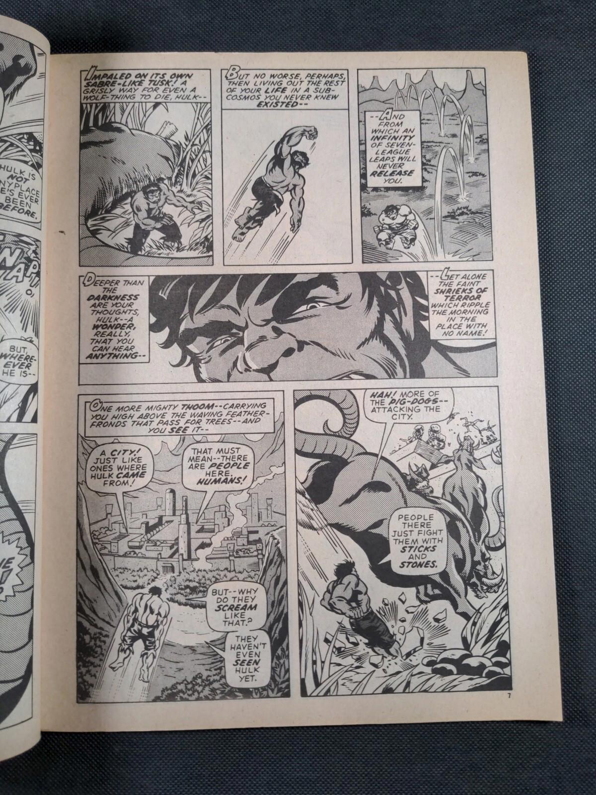 Mighty World of Marvel Comic Issue No 125 February 1975 Marvel UK Vintage Comic