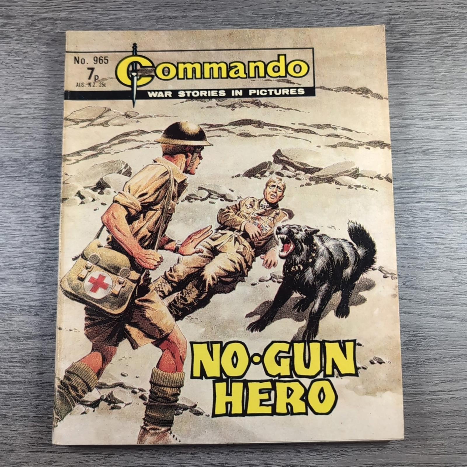 Commando Comic Issue Number 965 No Gun Hero