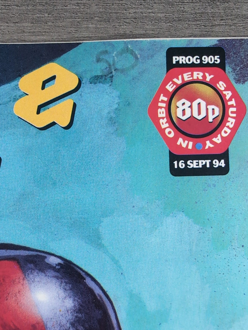 2000AD Prog 905 Featuring Judge Dredd Comic 16th Sept 1994 Vintage Retro Comic
