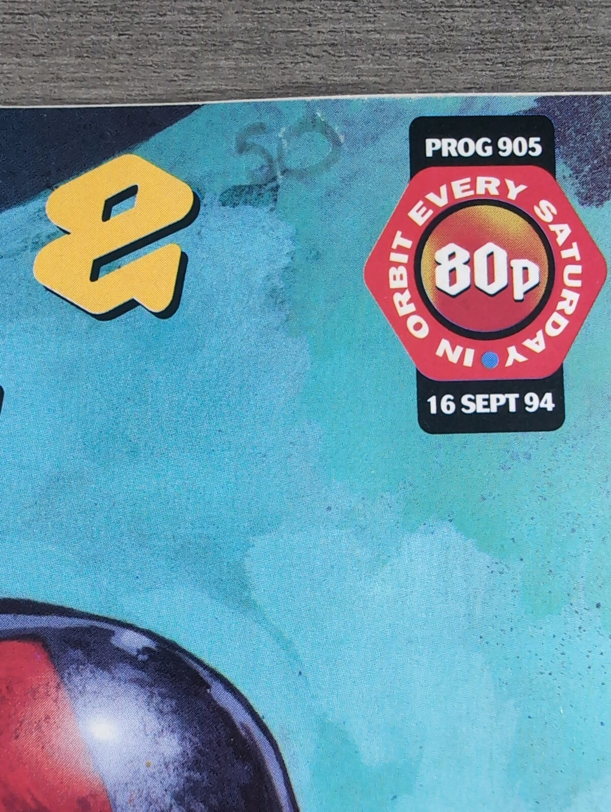 2000AD Prog 905 Featuring Judge Dredd Comic 16th Sept 1994 Vintage Retro Comic
