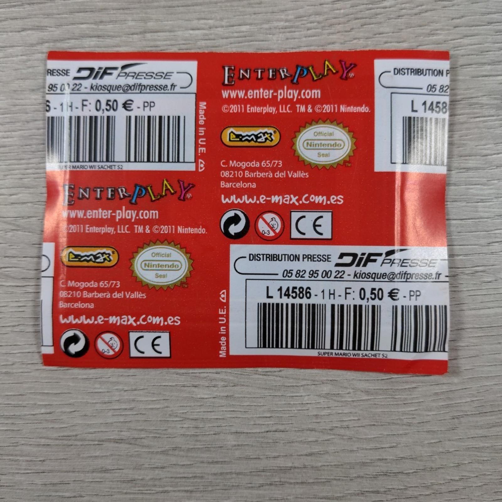 Super Mario Bros Wii Official Sticker Collection 2011 Factory Sealed Packs x 10