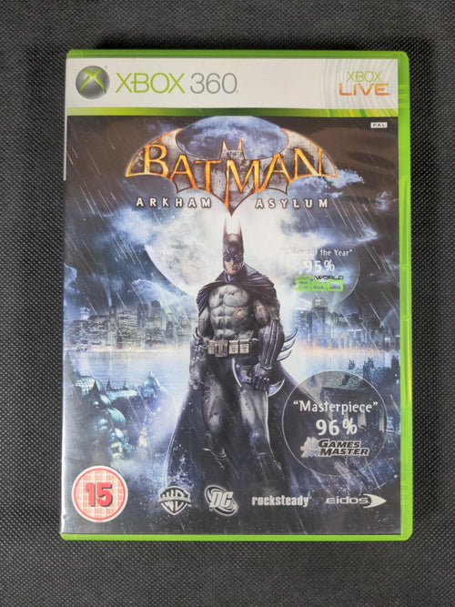 Batman Arkham Asylum Xbox 360 Game + Manual Tested & Working