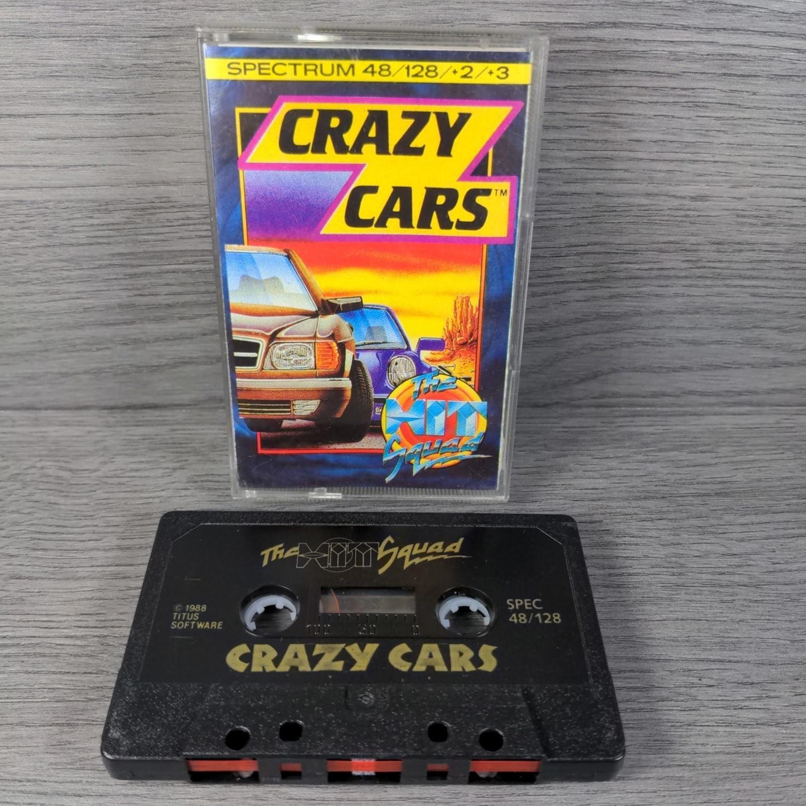Crazy Cars  ZX Spectrum 48/128K Game Cassette The Hit Squad Tested & Working