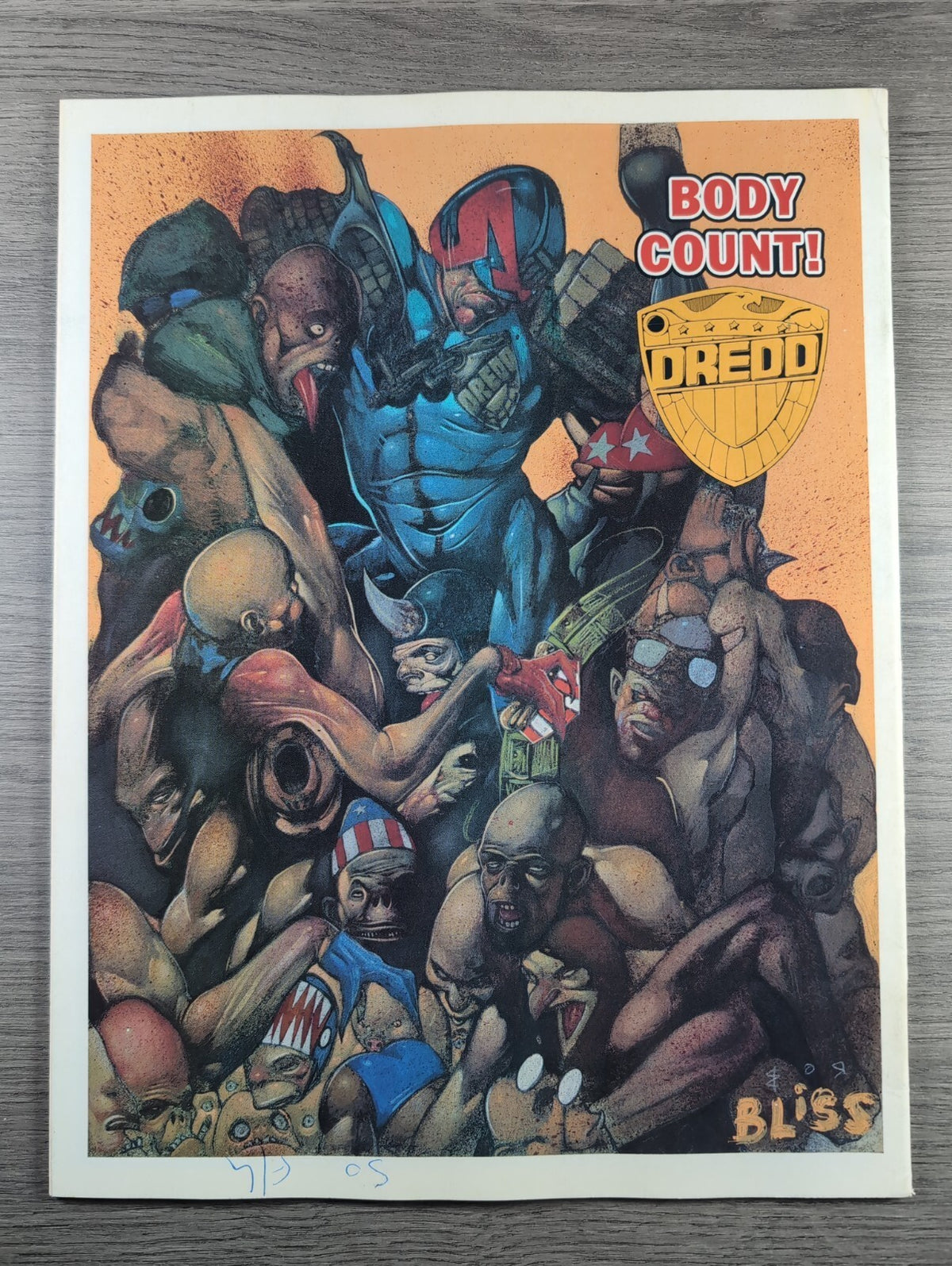 2000AD Prog 835 Featuring Judge Dredd Comic 15th May 1993 Vintage Retro Comic