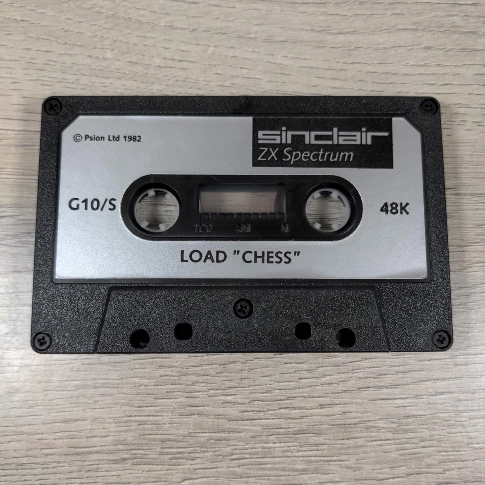 Chess ZX Spectrum 48K Game Cassette Psion Tested & Working