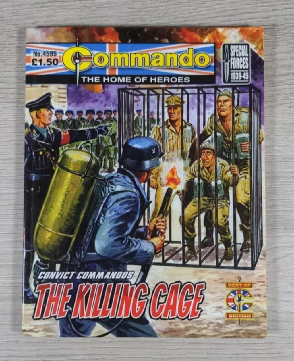 Commando Comic Issue Number 4595 The Killing Cage - Retrorama UK