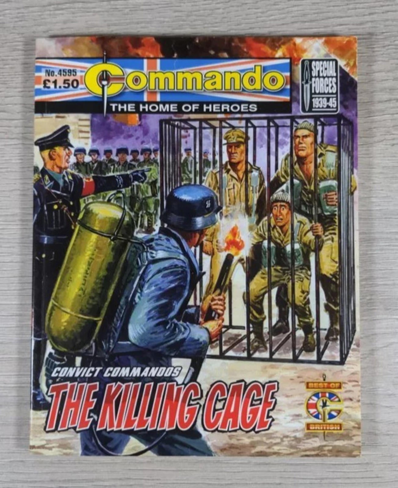 Commando Comic Issue Number 4595 The Killing Cage - Retrorama UK