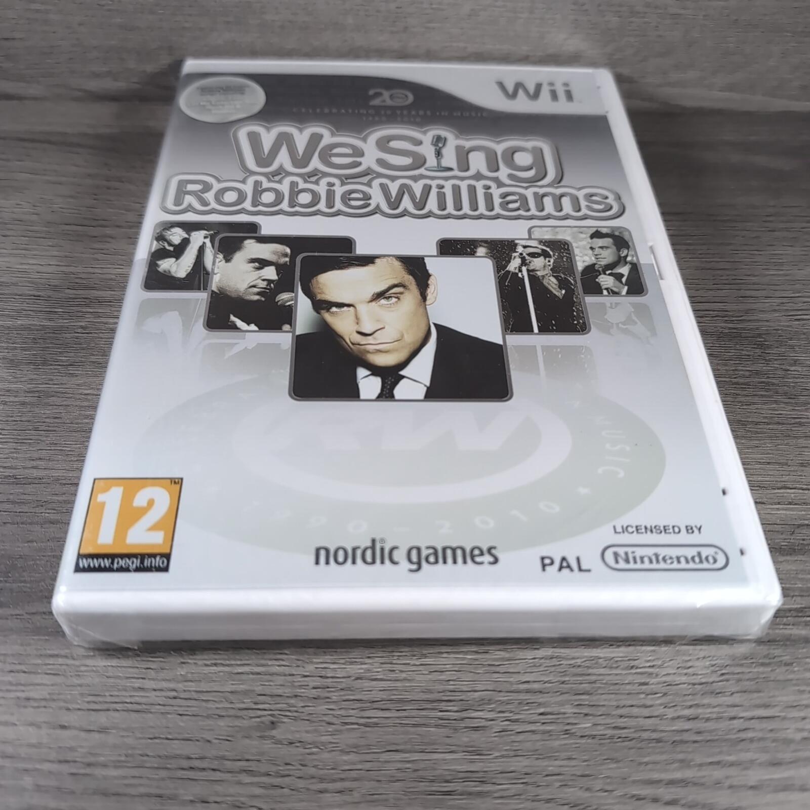We Sing Robbie Williams Nintendo Wii  Game (2010) New/Sealed