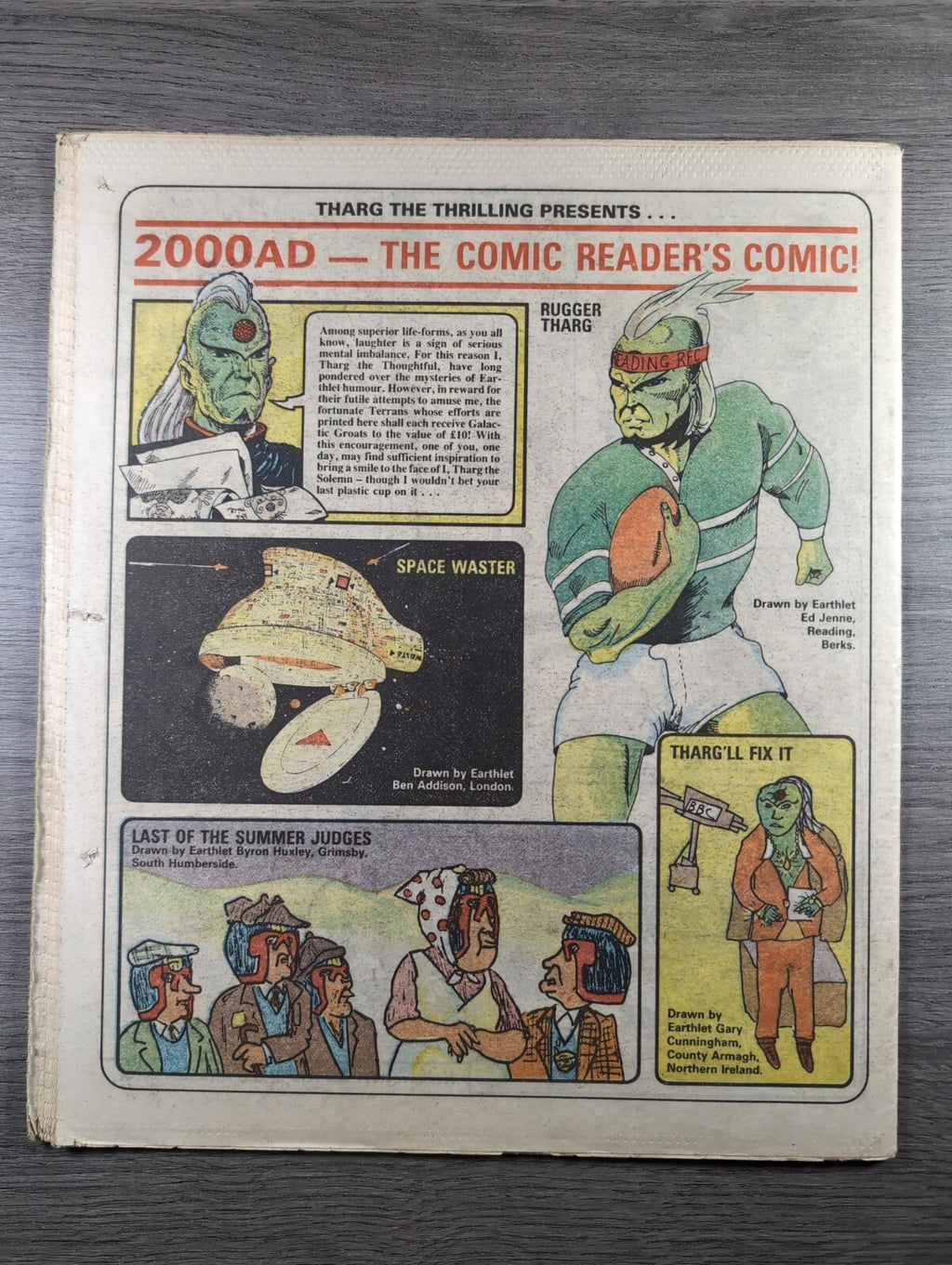 2000AD Prog 366 Featuring Judge Dredd Comic 28th April 1984 Vintage Retro Comic
