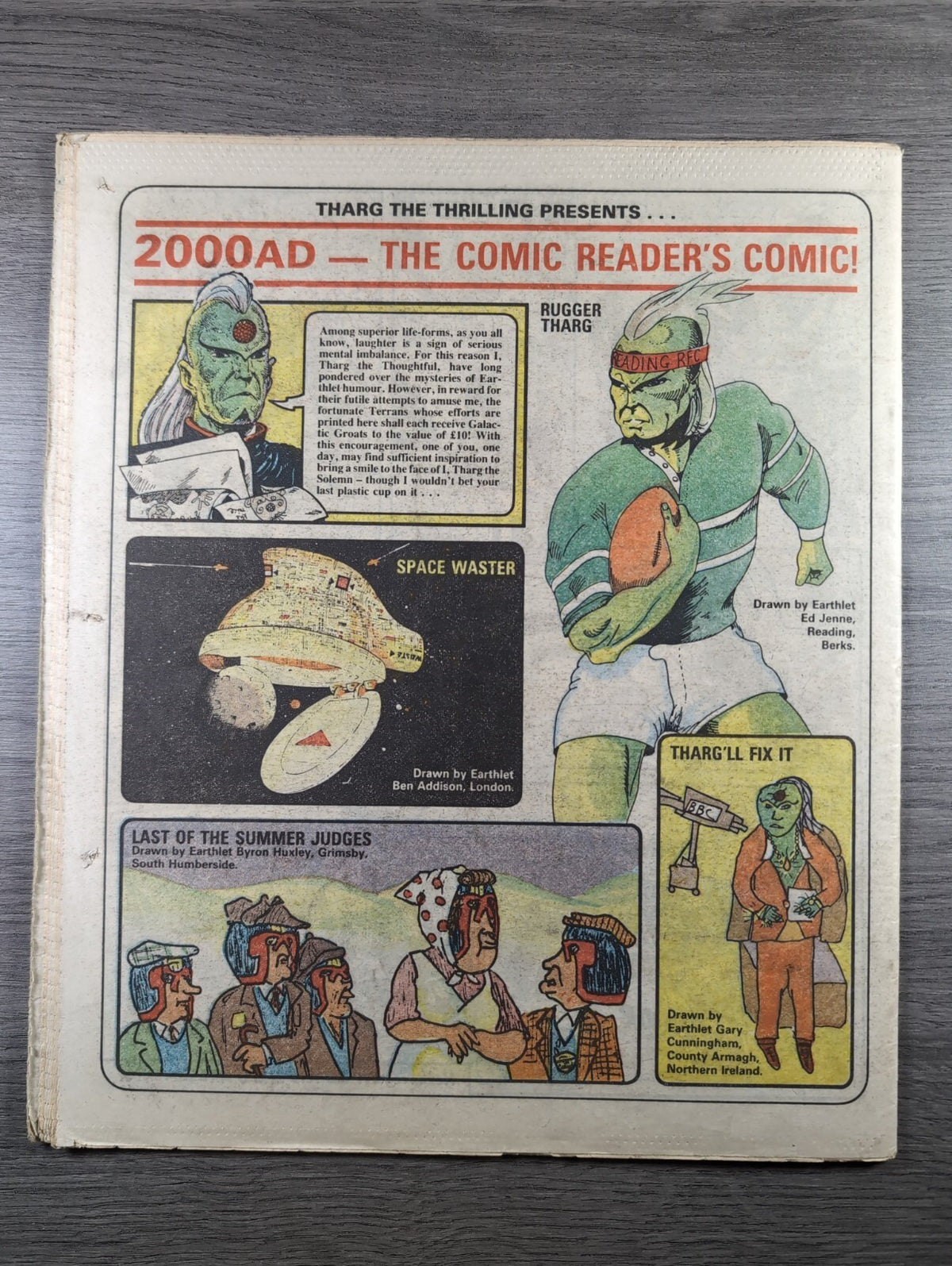 2000AD Prog 366 Featuring Judge Dredd Comic 28th April 1984 Vintage Retro Comic