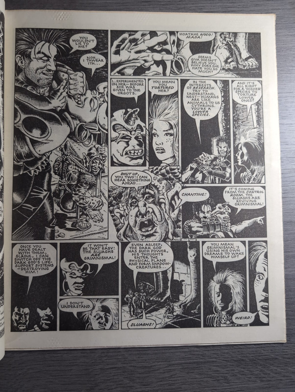 2000AD Prog 451 Featuring Judge Dread Comic 4th Jan 1986 Vintage Retro Comic