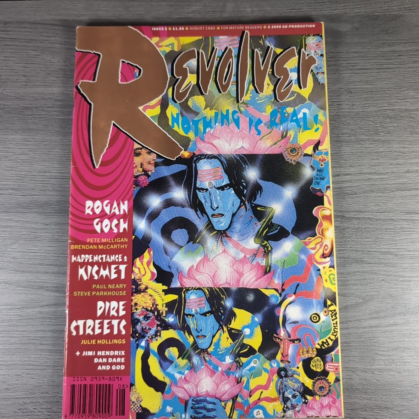 Revolver Comic Issues 1, 2 & 3  A 2000AD Production Vintage Comic