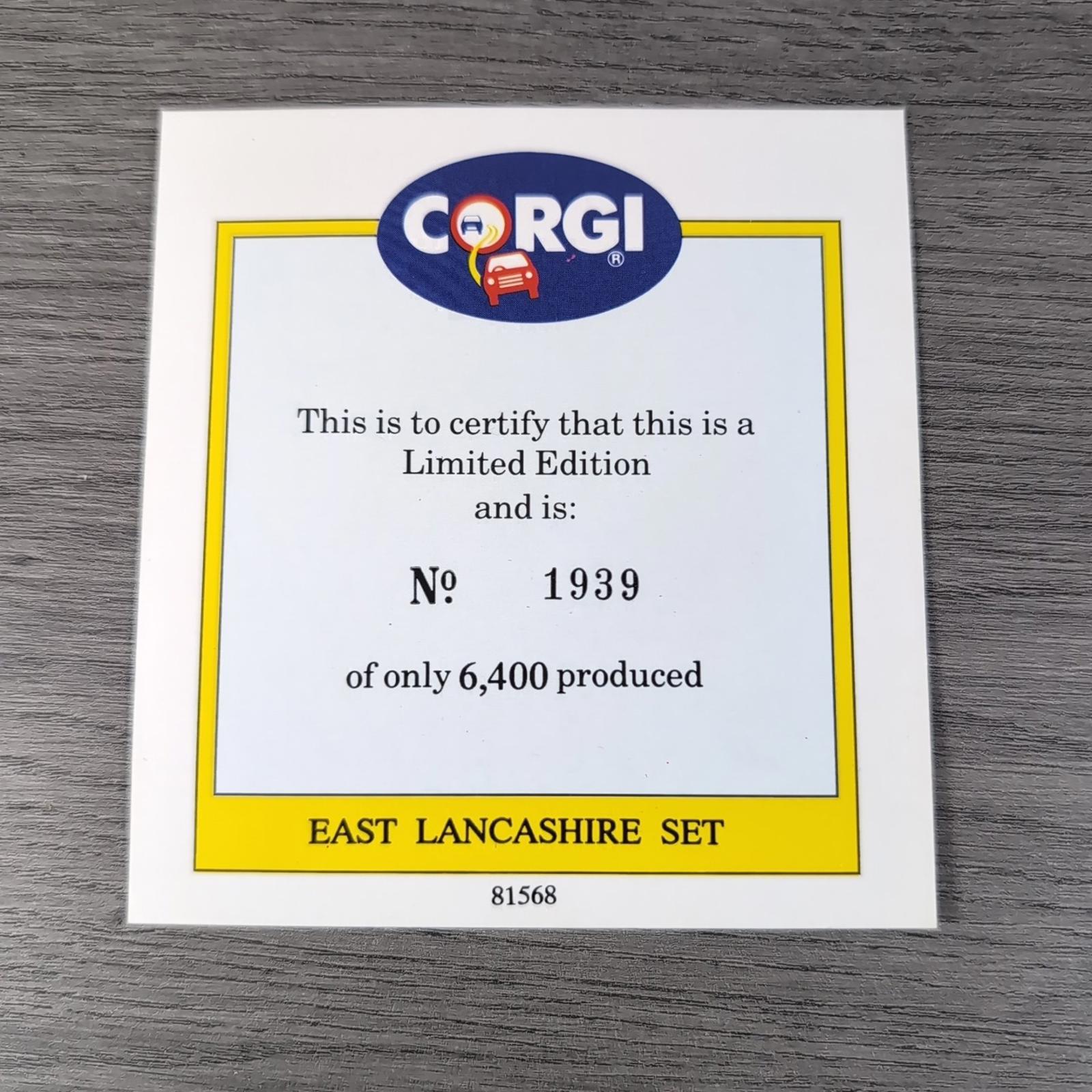 Corgi Classics Commercials The East Lancashire Guy Arab Leyland Tiger Model