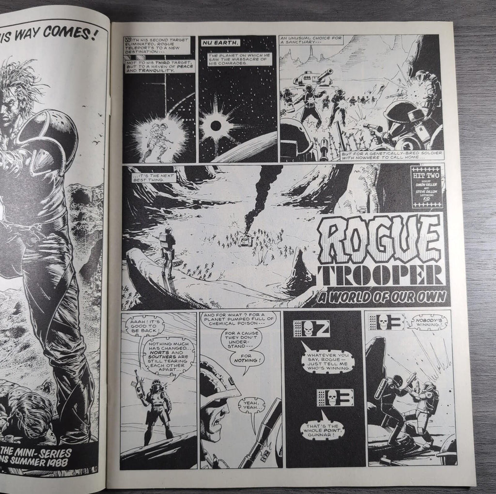 2000AD Prog 571 Featuring Judge Dredd 23rd April 1988 Vintage Comic