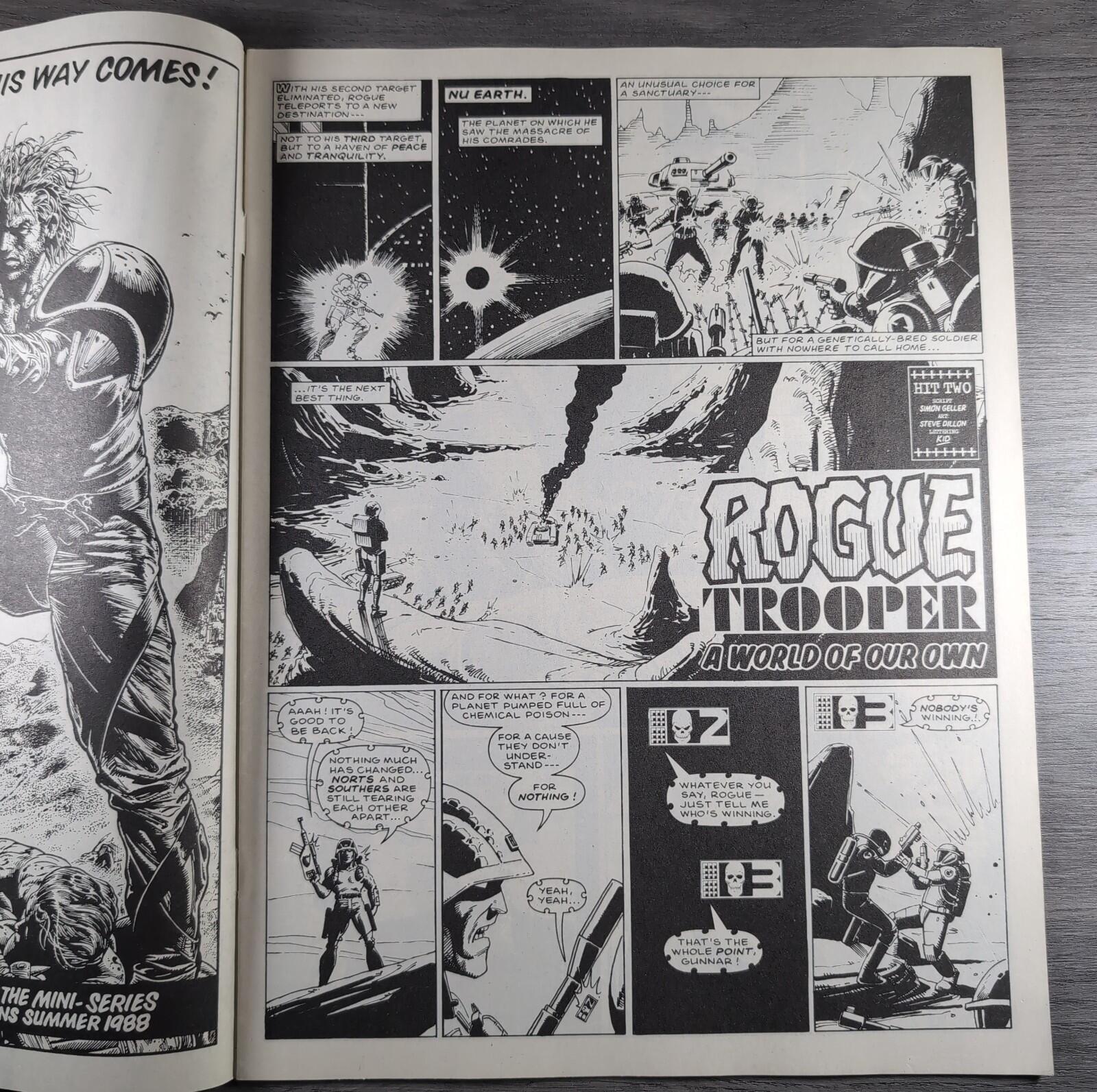 2000AD Prog 571 Featuring Judge Dredd 23rd April 1988 Vintage Comic