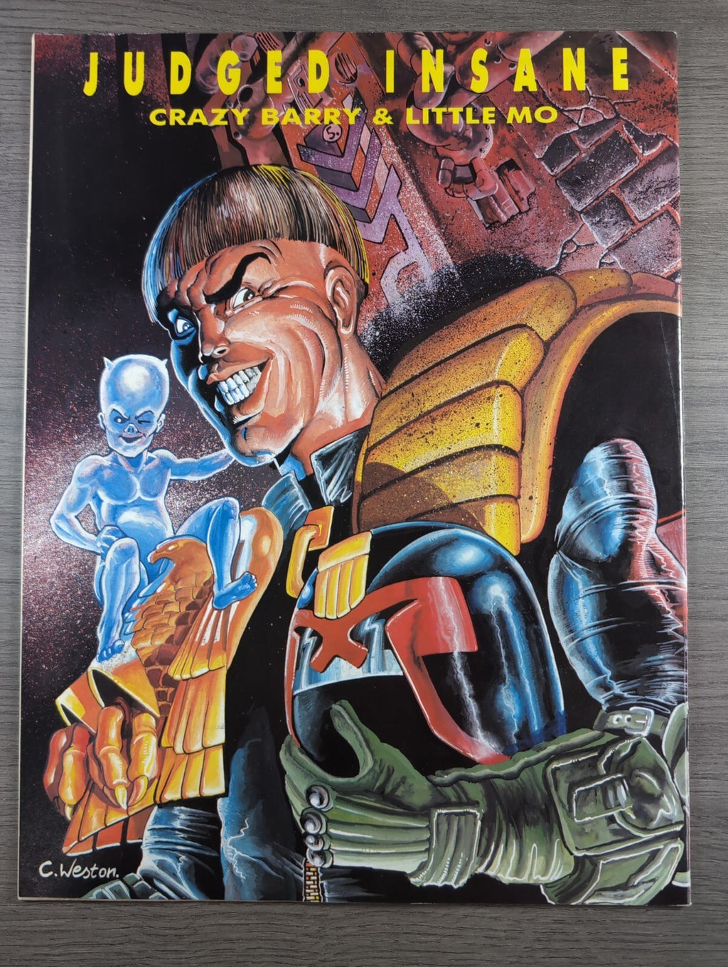 2000AD Prog 635 Featuring Judge Dread Comic 15th July 1989 Vintage Retro Comic