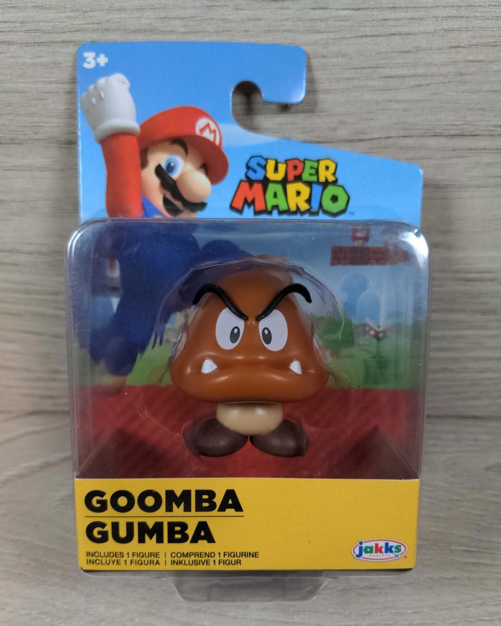 Super Mario Goomba Mini Action Figure Jakks Pacific - Factory Sealed Pack