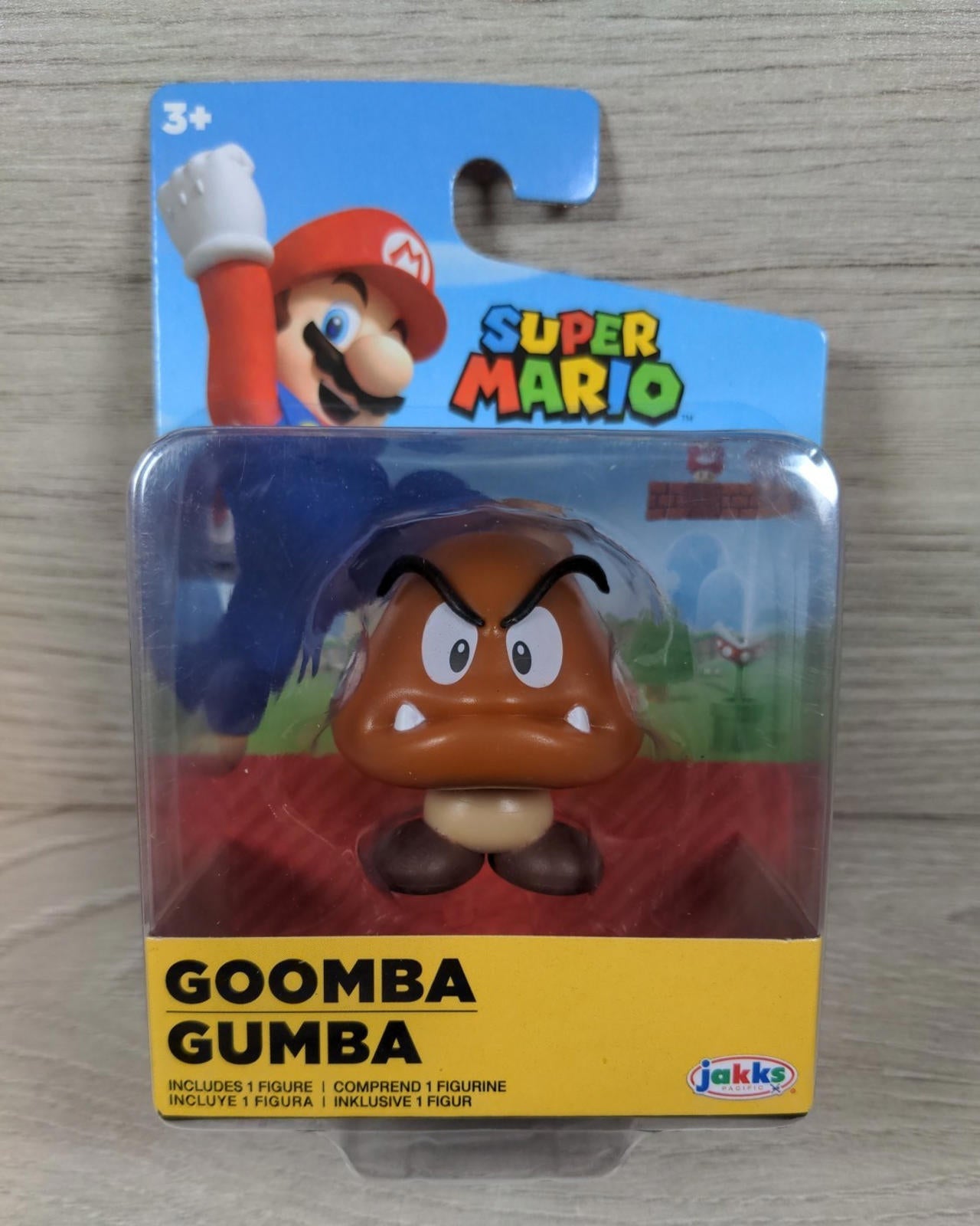 Super Mario Goomba Mini Action Figure Jakks Pacific - Factory Sealed Pack