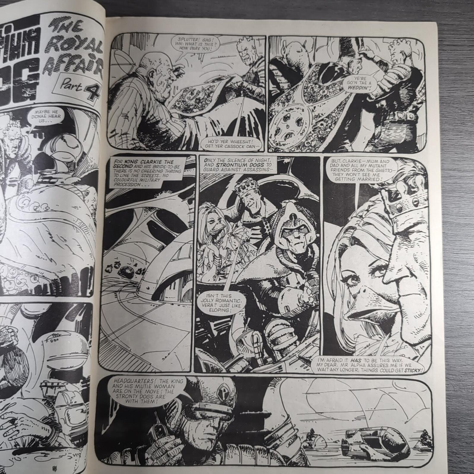 2000AD Prog No 535 Featuring Judge Dredd 15th August 1987 Vintage Comic