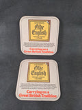 2 Vintage Beer Mats Olde English Cider - Retrorama UK