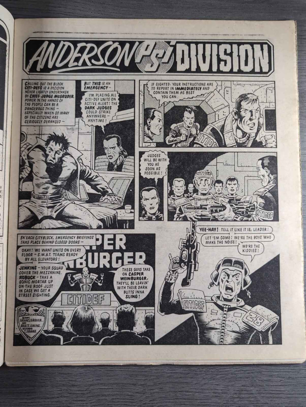 2000AD Prog 422 Featuring Judge Dread Comic 15th June 1985 Vintage Retro Comic