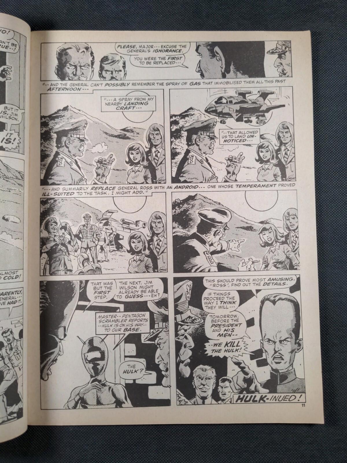 Mighty World of Marvel Issue No 121 January 1975 Marvel UK Vintage Comic