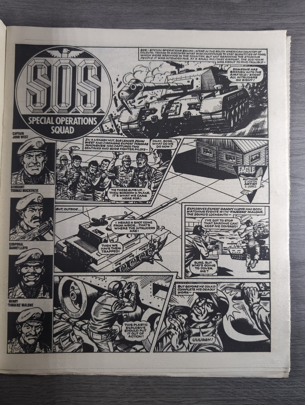 Eagle Comic Issue No. 215 3rd May 1988 Vintage Retro UK Comic