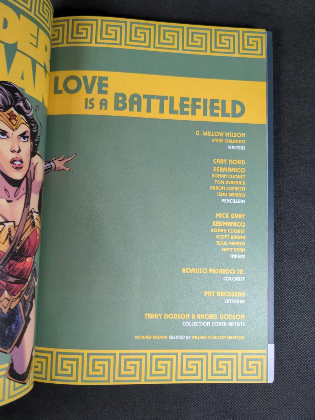 Wonder Woman Love is a Battlefield Vol. 2 Hardcover First Edition Graphic Novel - Retrorama UK