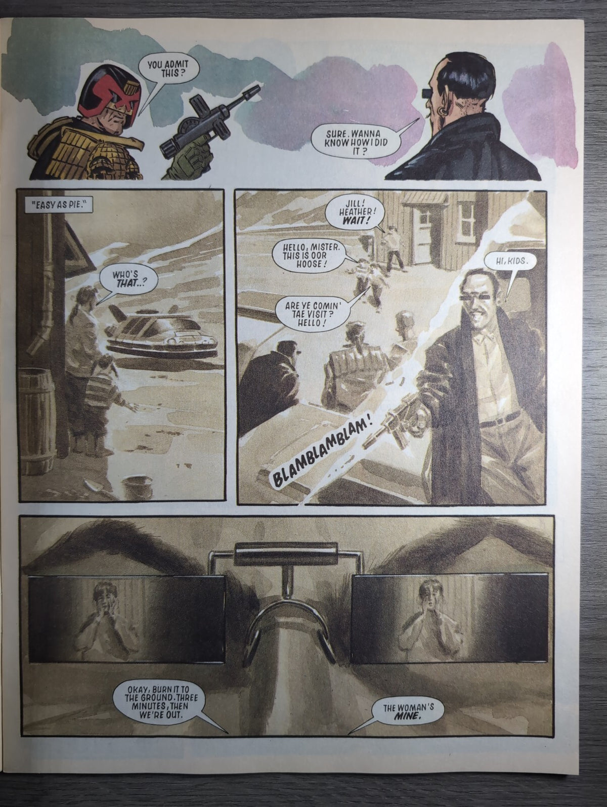 2000AD Prog 834 Featuring Judge Dredd Comic 8th May 1993 Vintage Retro Comic