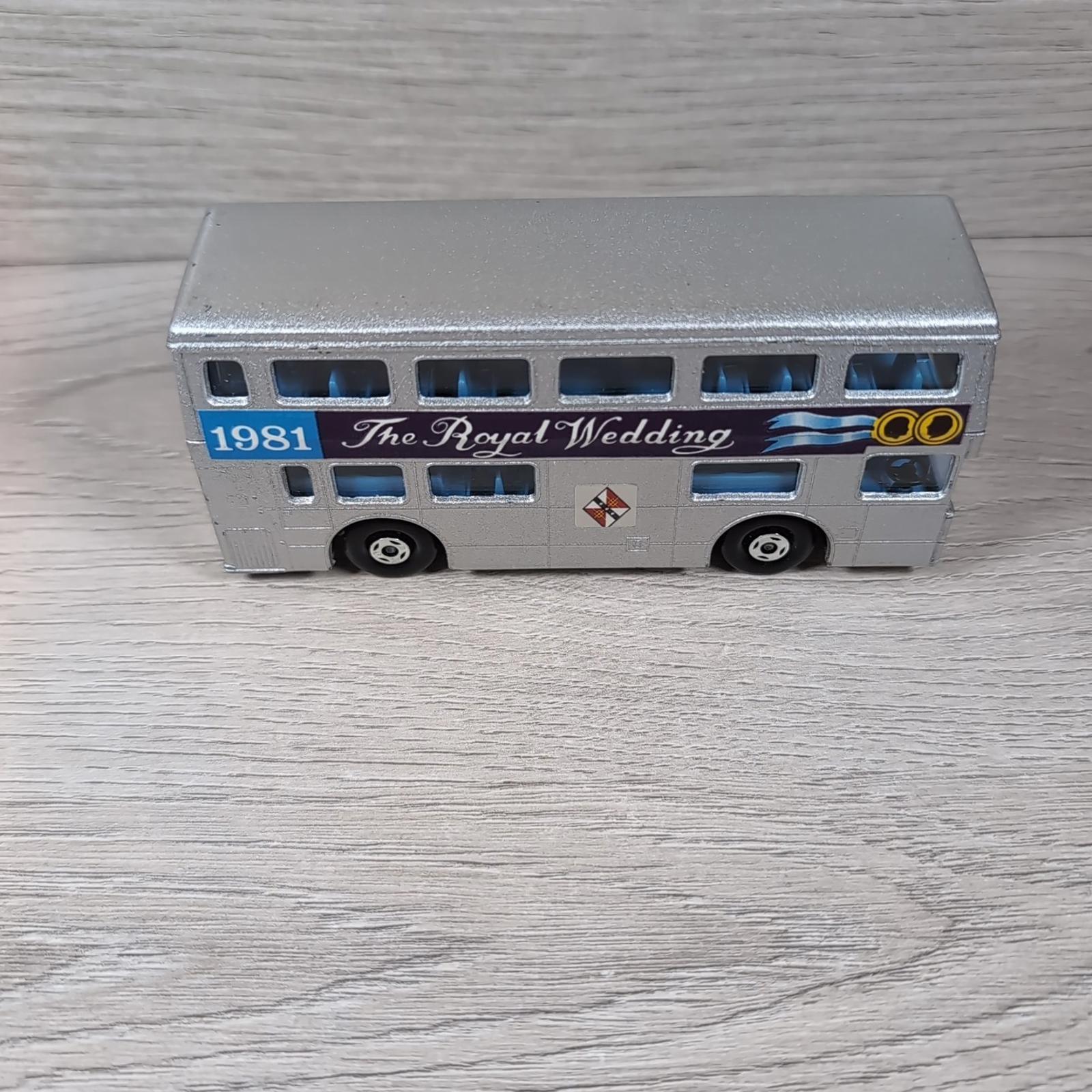 Matchbox 1981 Limited Edition Royal Wedding Bus Diecast Model