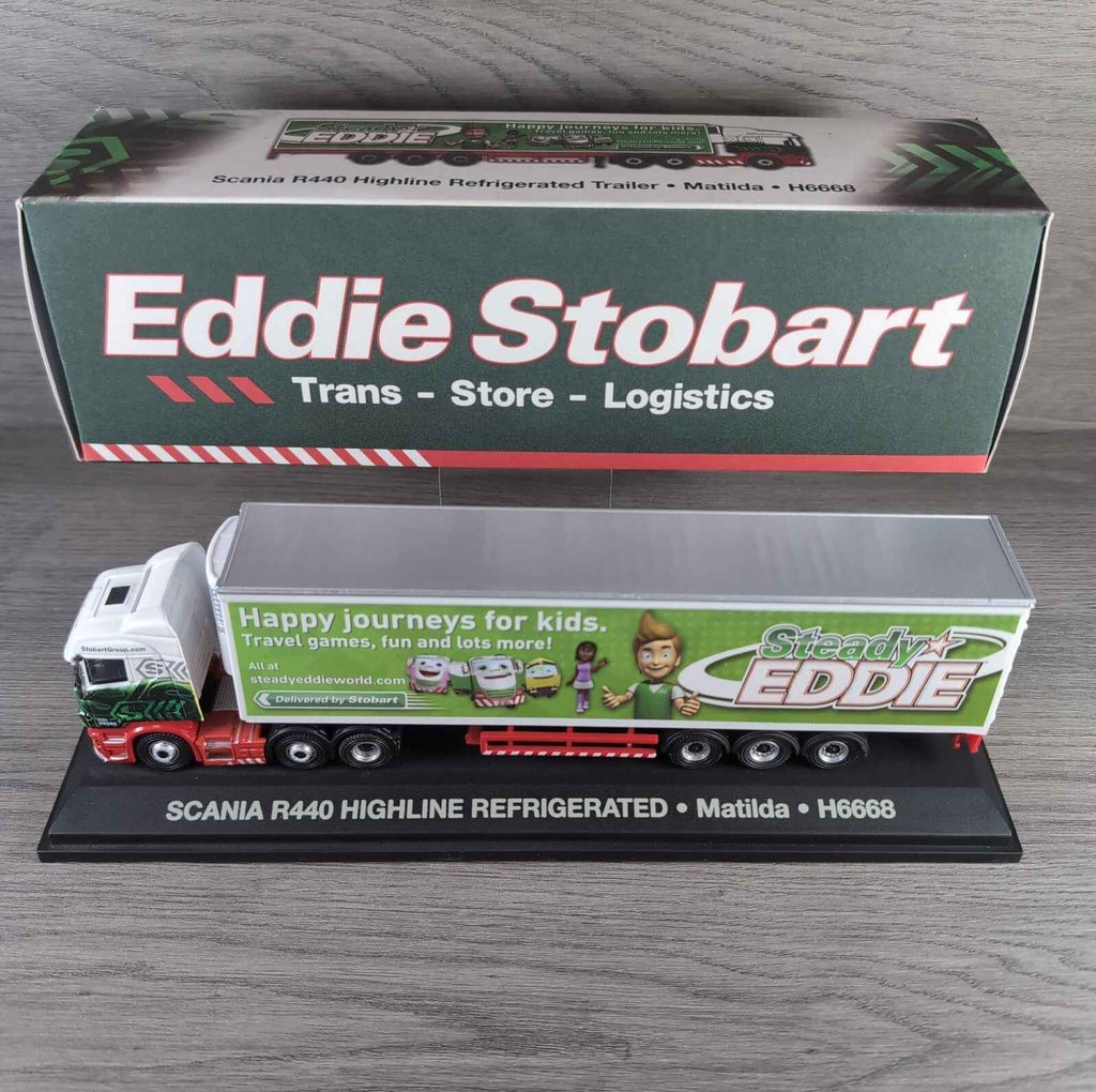 Atlas Editions Eddie Stobart Scania R440 Highline Refrigerated Matilda H6668